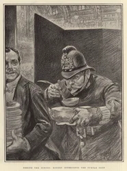 Behind the Scenes, Robert intercepts the Turtle Soup